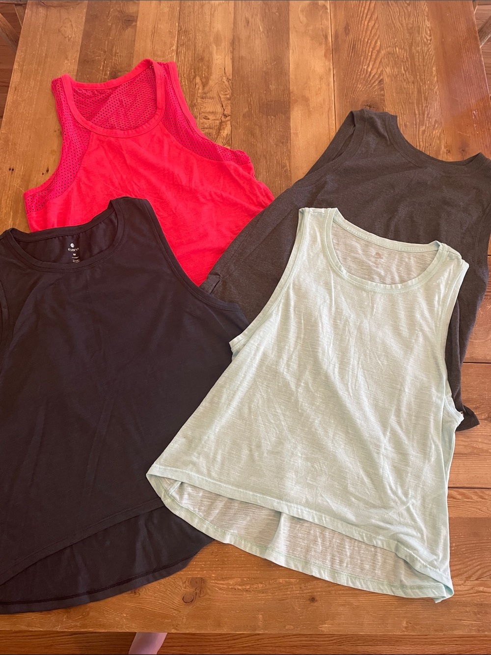 Women’s Sleeveless Tank Top - Black, Mint, Charcoal, Pink